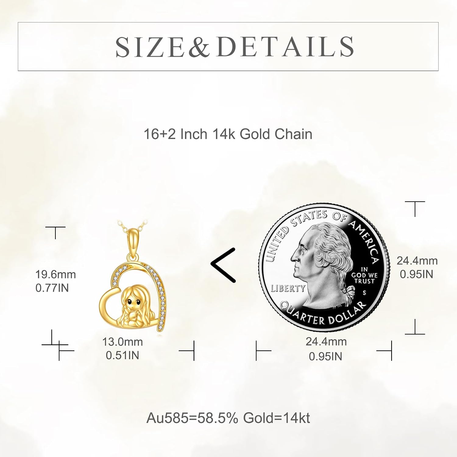 KECHO Christmas Gifts 14k Solid Gold Animals Necklace for Women Giraffe Bee Elephant Ladybug Koala Axolotl Horse Unicorn Cat Necklaces Pendant Jewelry Mothers Day Birthday for Mom Wife Friends
