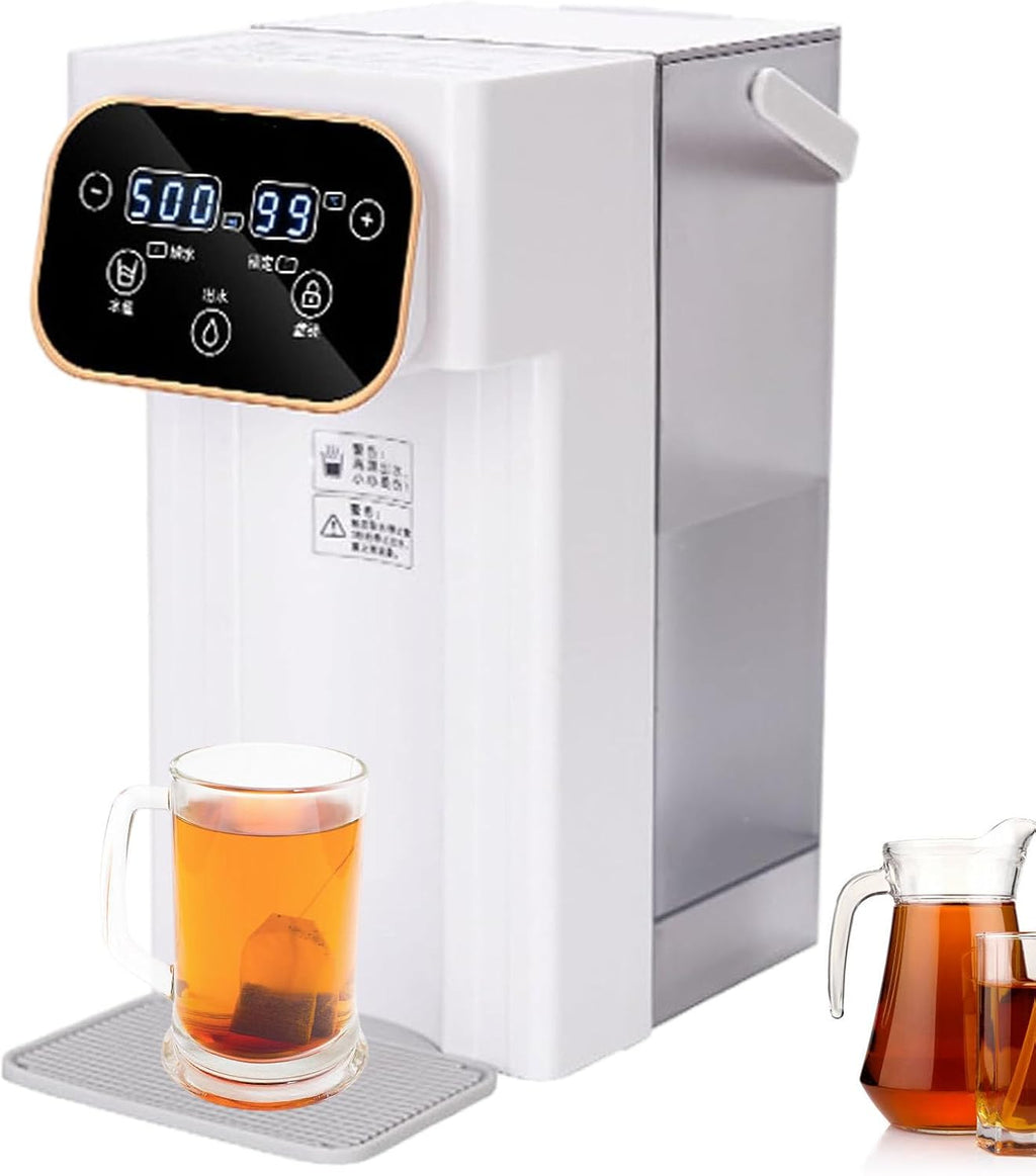 Instant Hot Water Dispenser, 3L Desktop & Solid Color, Electric Water Dispenser, 3L Capacity Detachable Water Tank, 8 Volume Options + 12 Temp Settings, for Home Kitchen/Living Room