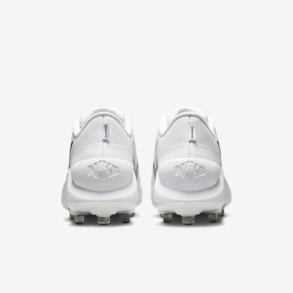Nike Diamond Showcase MTL Baseball Cleats (White/Black)