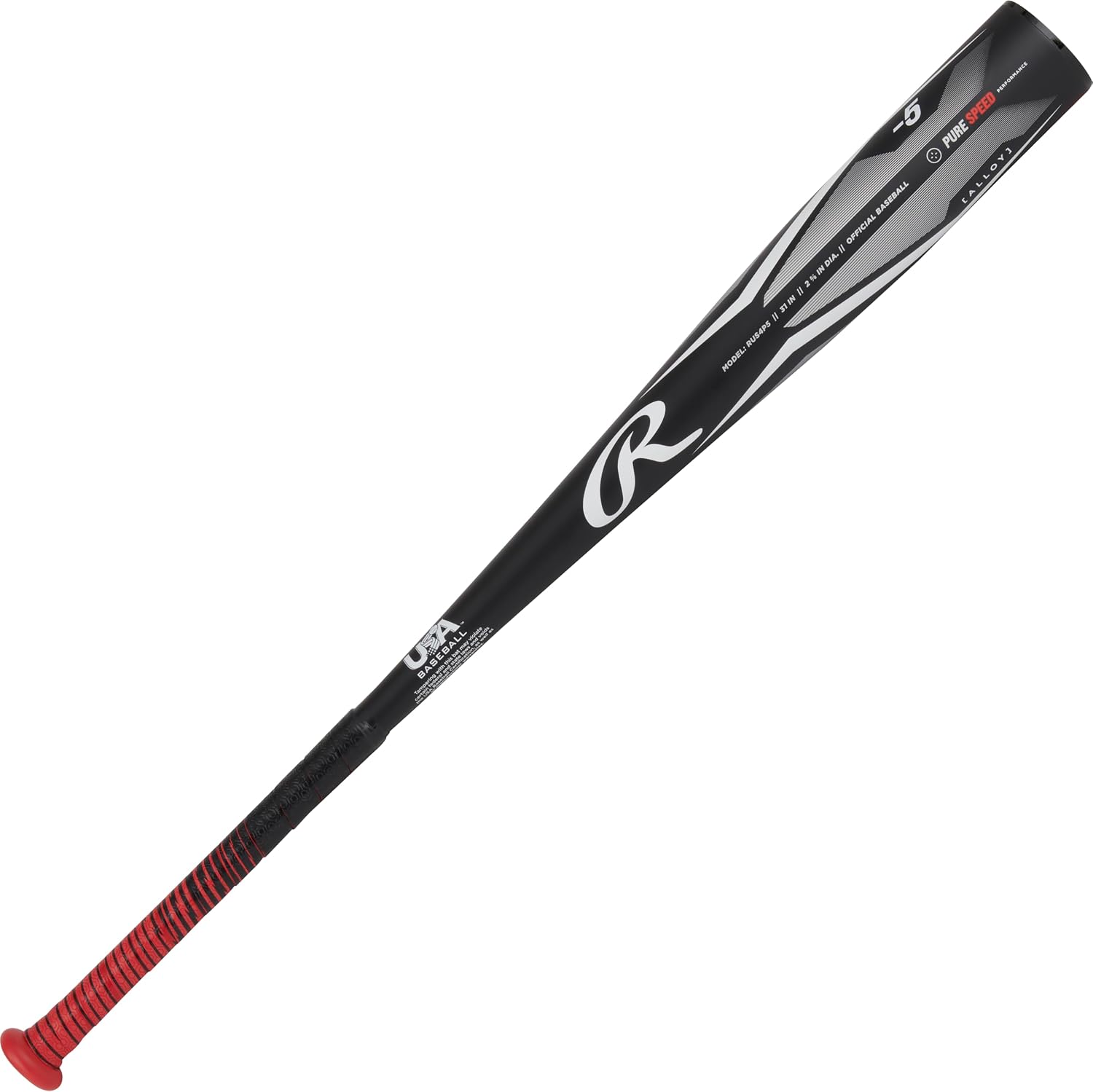 Rawlings | Peak Baseball Bat | USA | -5 / -10 / -11 Drop | 2 5/8' Barrel | 1 Pc. Alloy