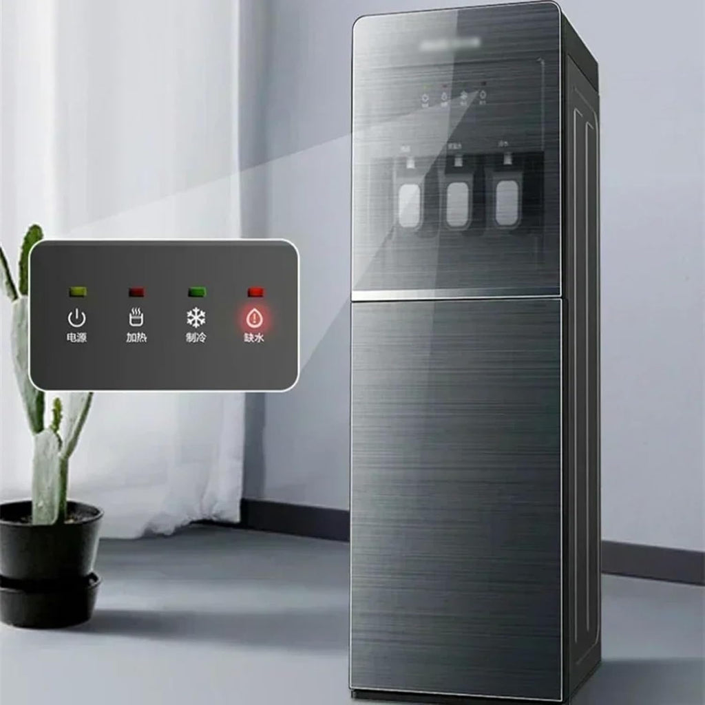 Water Dispenser Electric Water Dispenser Vertical Living Room Integrated Cooling and Heating Machine Gadgets for Home Water Bottle Water Cooler Dispenser(Ice-Warm-Hot-E)