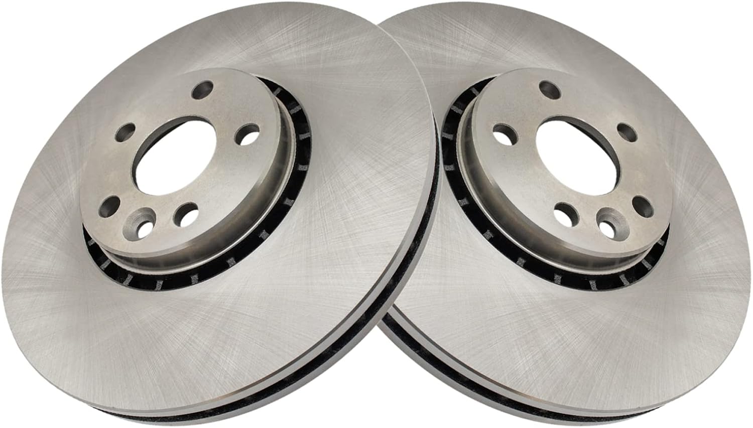 TRQ Front Brake Pad and Rotor Set Ceramic Compatible with 2011-2015 Volvo XC60