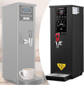 25L Commercial Hot Water Dispenser Boiler, 1000W Electric Catering Urn, Temperature Adjustable, 60L/H Large Output, Quick Brewing for Coffee, Tea, Milk, Hot Drinks Black