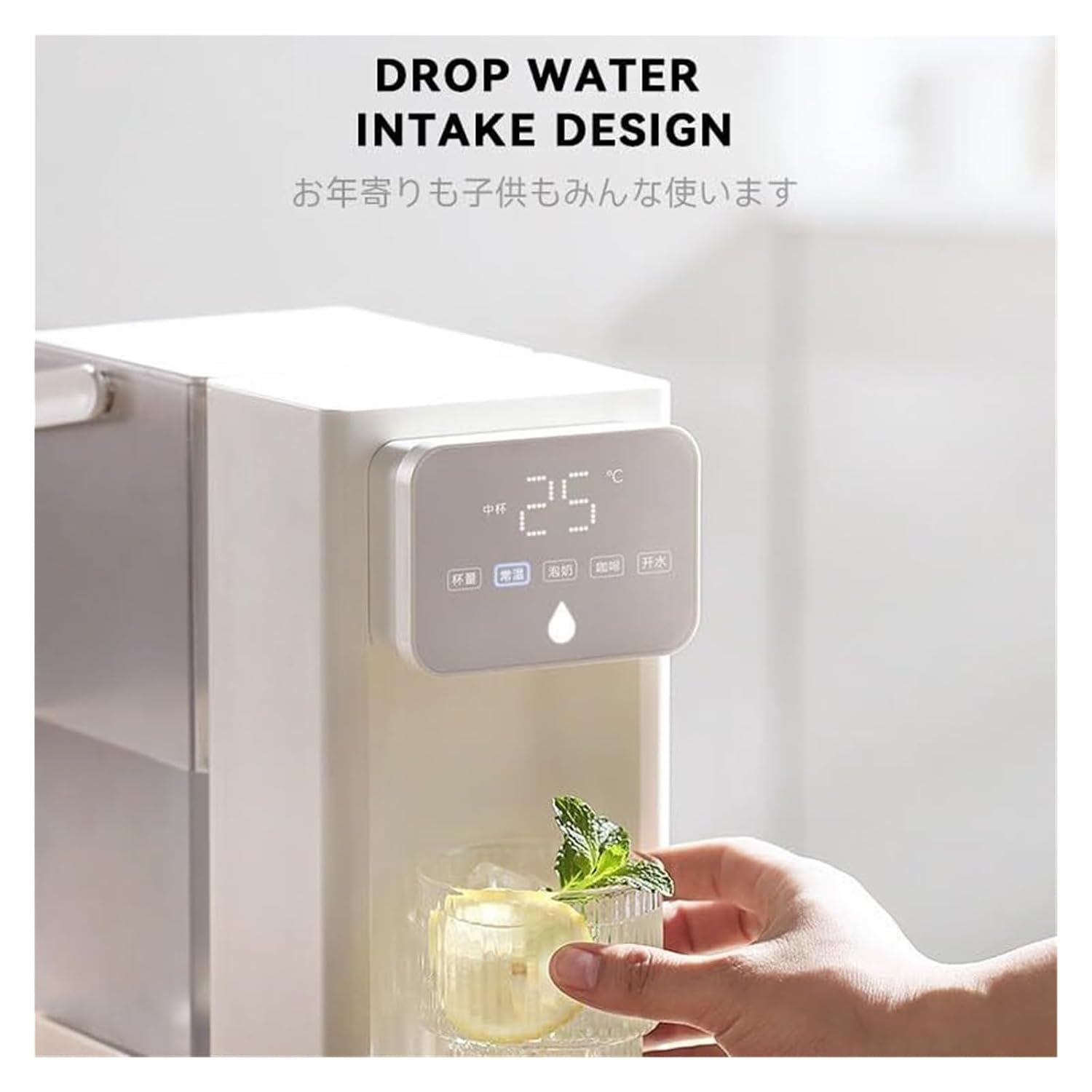 Instant Hot Water Dispenser, 3L Countertop Water Boiler with 4 Temperature Settings & 3 Outputs, 3-Second Quick Heating, 2000W for Tea, Coffee, Baby Formula, LED Touch Screen, Child Lock
