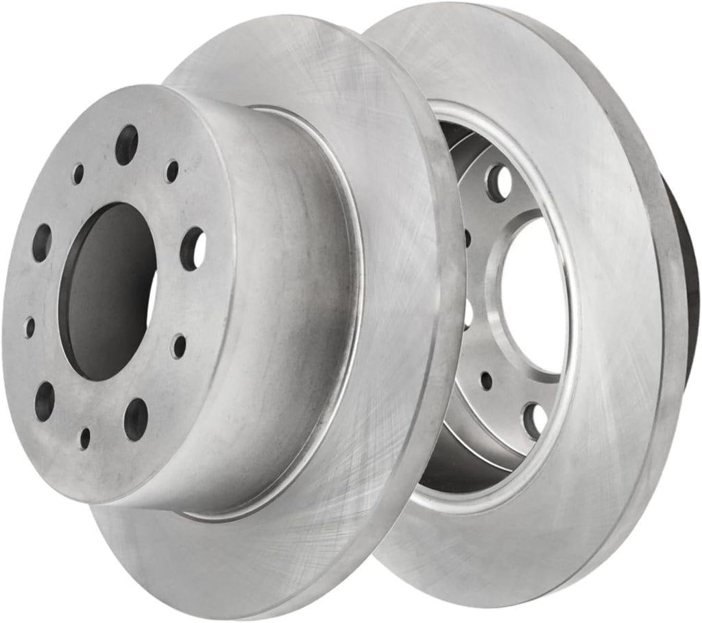 Detroit Axle - Rear Brake Kit for 2014-2021 Ram ProMaster 1500 2500 3500, Disc Brake Rotors Ceramic Brakes Pads 2015 2016 2017 2018 2019 2020 Replacement : 11.01' inch Rotors