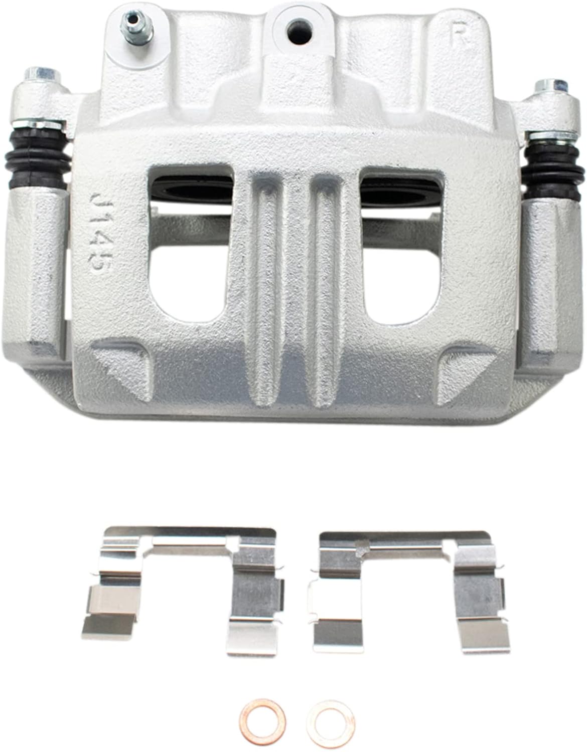 TRQ Front Brake Pad and Rotor Set Ceramic Vented Rotors Calipers Compatible with 2005-2006 Chevrolet Equinox 2006 Pontiac Torrent 2004-2007 Saturn Vue