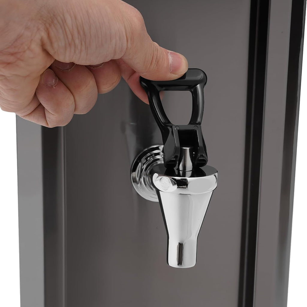 Step-Heating Commercial Hot Water Dispenser, 1800W Electric Water Boiler Machine with 2.64Gal Capacity for Hotel, Restaurant, Office, Cooking Tea|Coffee|Milk Tea, Button Type