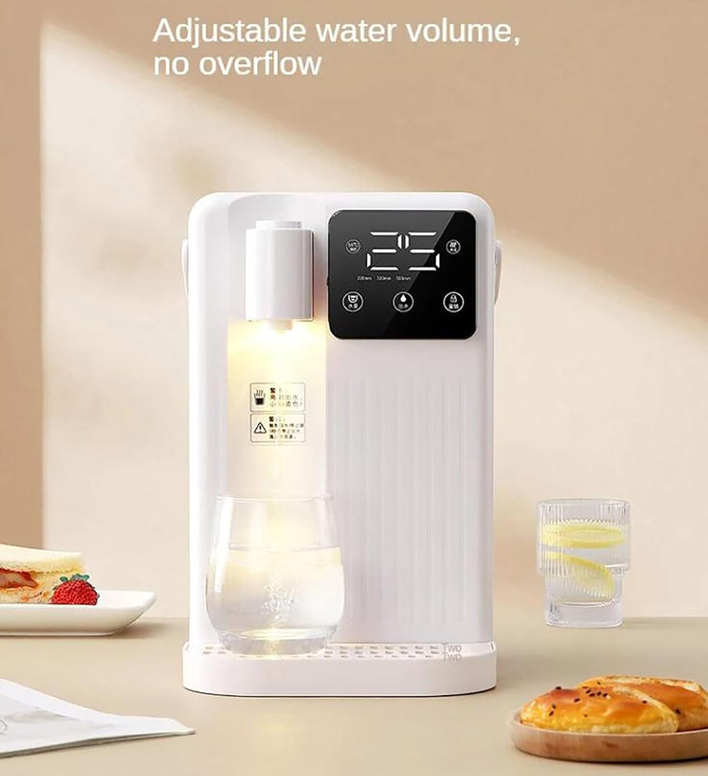 Instant Hot Water Dispenser, 3L Electric Hot Water Boiler with LED Night Light, 3 Water Volume Choices and 13 Stage Temperature Adjustment, 3 Seconds Quick Heating and Easy to Use, for Kitchen