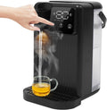 1700W Instant Hot Water Dispenser 3L Desktop Instant Hot Water Dispenser Touch Screen Countertop Water Filter Heating Temperature 77-210.2℉ W/Water Filter Water Tank Drip Tray (Black)