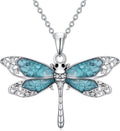 ZBA Natural Diamond Animal Necklaces for Women, 18k Gold Plated 925 Sterling Sliver Fine Jewelry Meaningful Gifts (Color F-G/Clarity I1-I2)