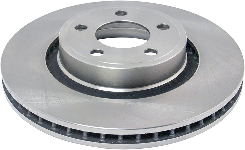 TRQ Front Brake Pad and Rotor Set Ceramic Vented Rotors Compatible with 2015-2017 Ford Mustang