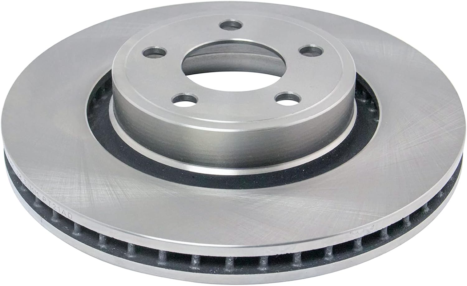 TRQ Front Brake Pad and Rotor Set Ceramic Vented Rotors Compatible with 2015-2017 Ford Mustang