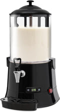 Hot Chocolate Machine, 10L/2.6Gal Commercial Hot Chocolate Machine Maker and Dispenser with Water Catching Tray,Temperature Control,400W Hot Beverage Warmer Dispenser for Heating Coffee, Milktea