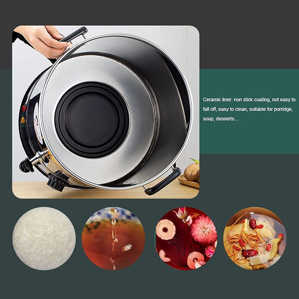 Stainless Steel Large-Capacity Insulation Barrel, Stainless Steel Hot Water Dispenser, Very Suitable for Home Brewing Electric Hot Water Barrel,60L
