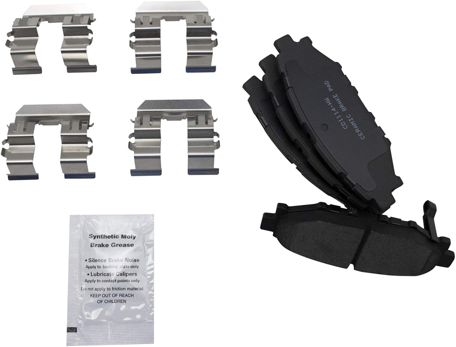 TRQ Front and Rear Brake Pad and Rotor Set Ceramic Vented Solid Rotors Compatible with 2013-2015 Subaru BRZ 2011-2013 Forester 2011-2014 Impreza 2013-2014 Legacy Outback
