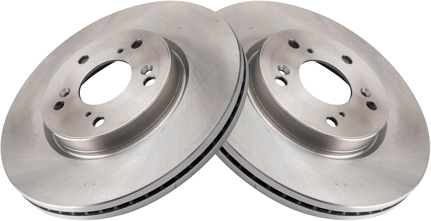 TRQ Front Brake Pad and Rotor Set Ceramic Compatible with 2016-2019 Honda HR-V