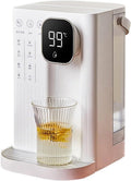 Instant Hot Water Dispenser 2.8L Household Instant Hot Water Dispenser Electric Kettle Boiling Machine Tea Maker Desktop Heater Drinking Fountain 4 Gear Fast Boil (White A)