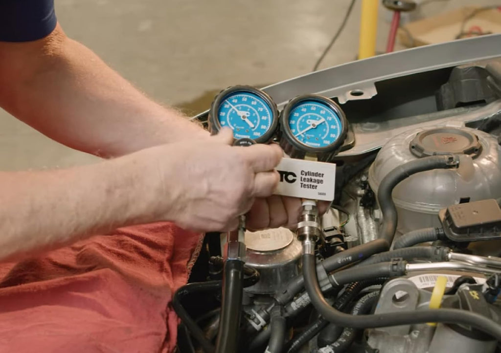 OTC 5609 Cylinder Leakage Tester Kit - Quickly Diagnose Internal Engine Problems like Bad Rings, Valves, and Leaking Head Gaskets