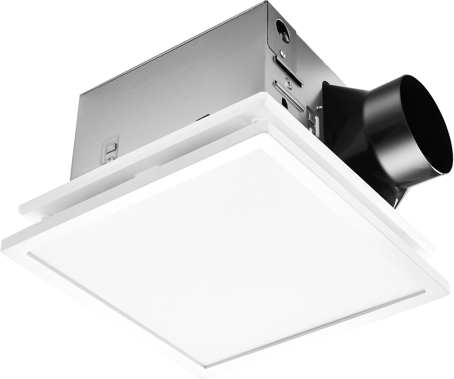 Tech Drive Bathroom Exhaust Fan with Light, 110 CFM, Super Quiet Bathroom Fan with Light and night light,1000lm Dimmable 5CCT LED Light Selectable,Energy Star Ventilation Fan,White