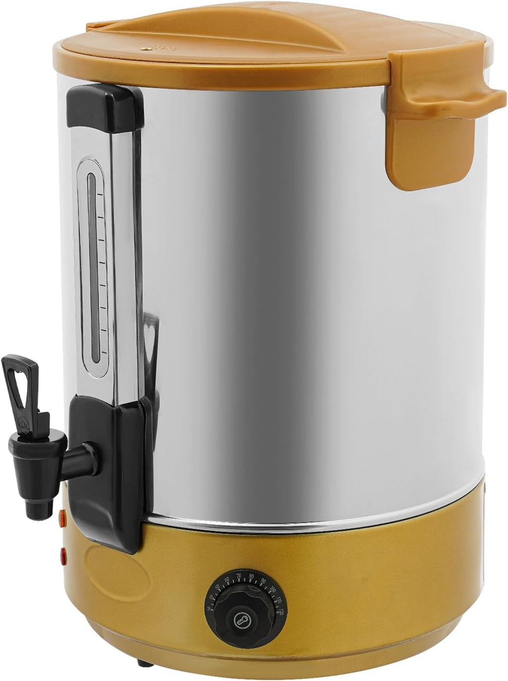 Electric Hot Water Dispenser, 2800W Commercial Water Boiler with Temperature Control, Large Capacity Heater, Electric Heat Preservation Bucket, for Coffee, Tea & Party Use
