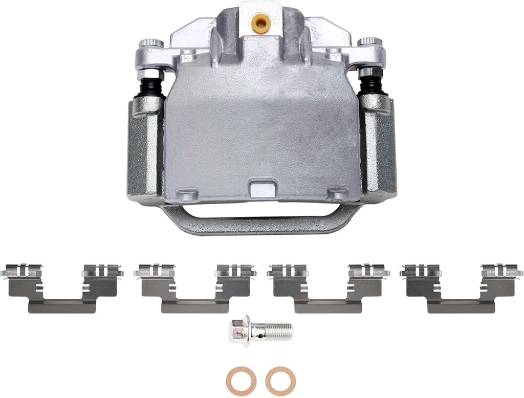 Detroit Axle - Rear Brake Kit for Chevy GMC Silverado Sierra 1500 Tahoe Yukon Cadillac Escalade Disc Brakes Rotors Disc Brake Caliper w/Bracket Replacement