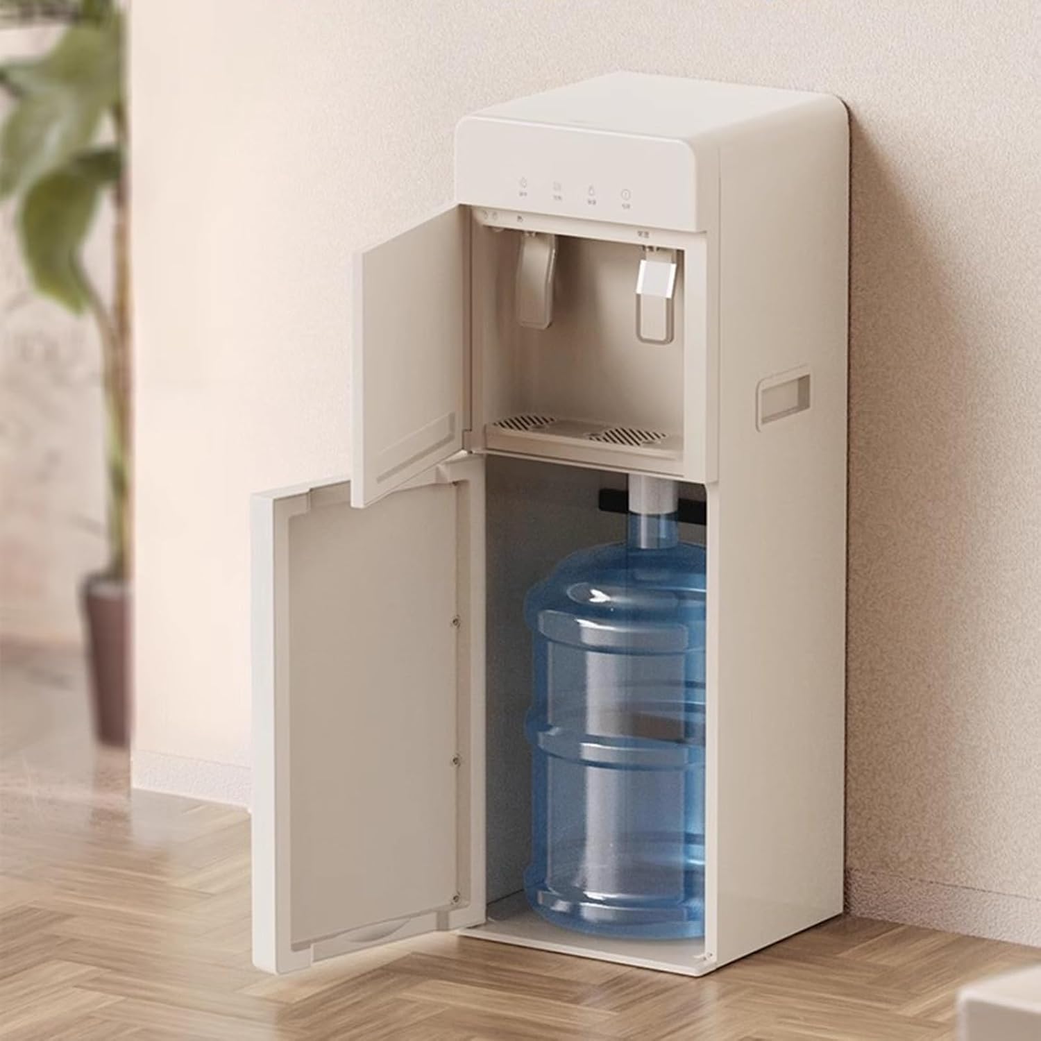 Hot and Cold Water Dispenser Household Water Dispenser Smart Vertical Fully Automatic Small Office Placed Under Tea Bar Machine with Water Bucket