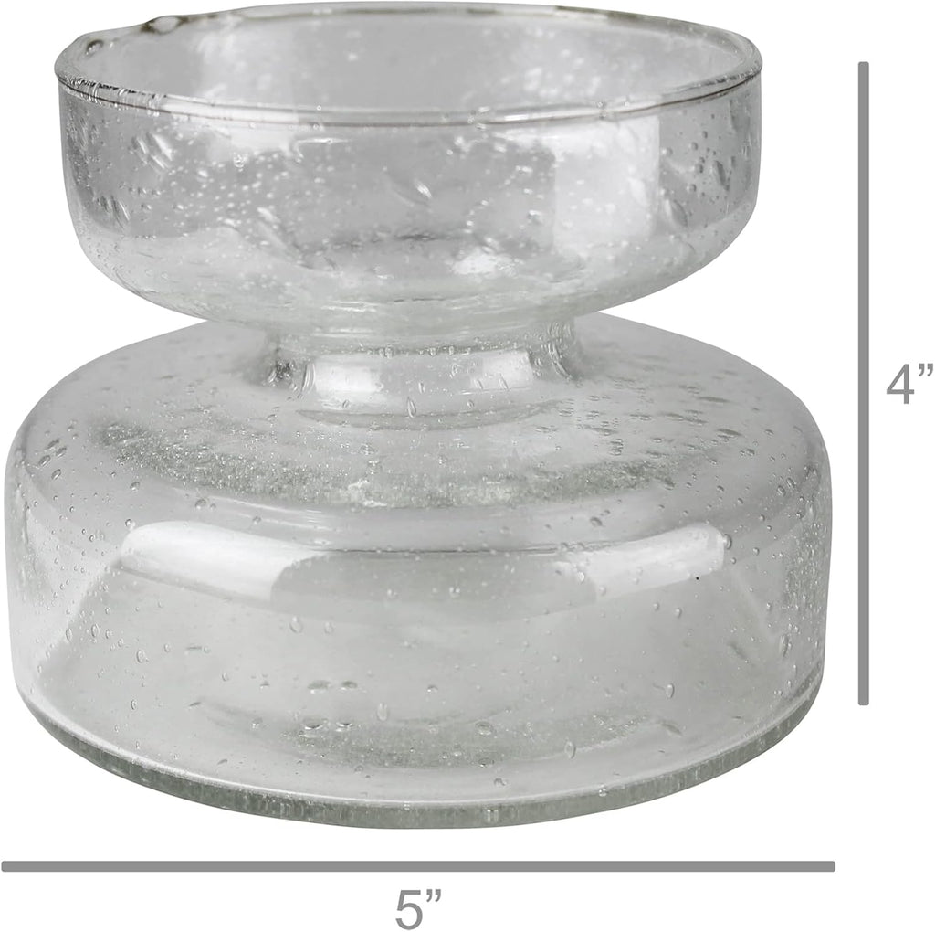 Seeded Glass Amaryllis Bulb Vase