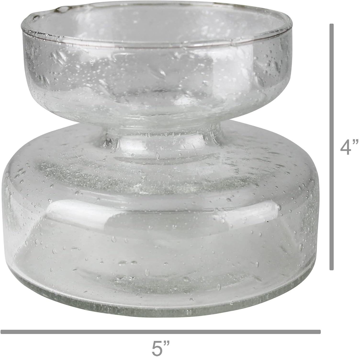 Seeded Glass Amaryllis Bulb Vase