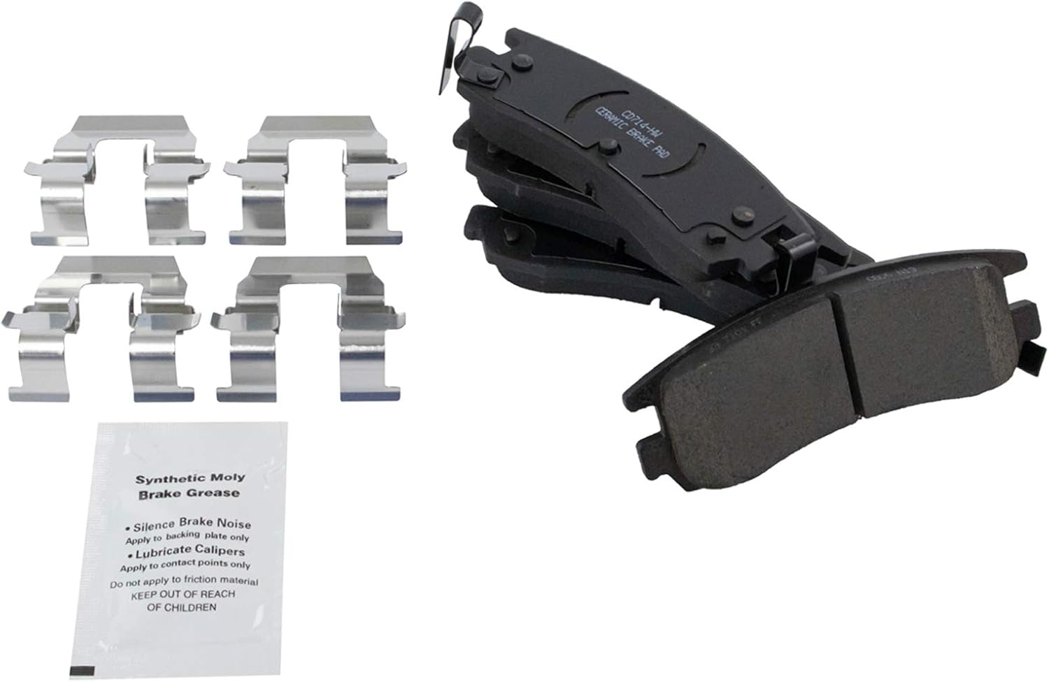 TRQ Front and Rear Brake Pad and Rotor Set Ceramic Compatible with 2003-2004 Buick Park Avenue 2000-2005 Cadillac DeVille 2004 Seville