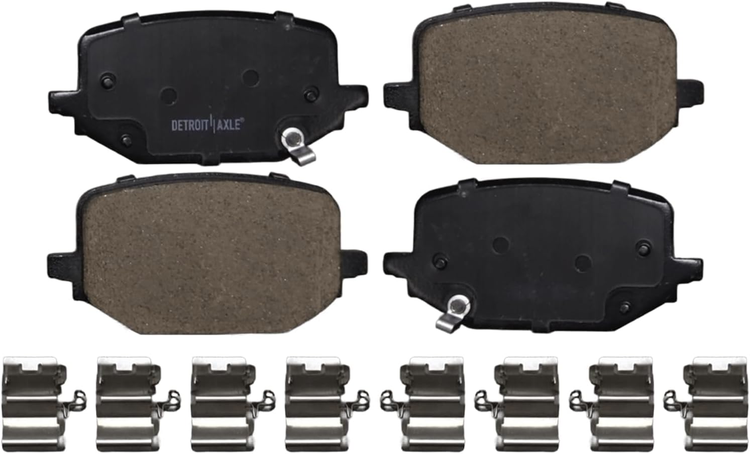 Detroit Axle - Brake Kit for 2020-2025 Ford Explorer, Police Interceptor Utility, 2020-2023 Lincoln Aviator, Disc Brake Rotors Ceramic Brakes Pads : 14.29' inch Front, 13.78' inch Rear Vented Rotor