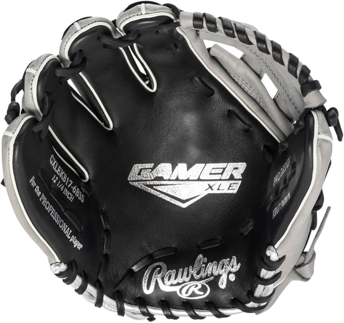 Rawlings Gamer XLE Speed Shell Series Baseball Infield | Catcher | Utility Glove | Mitt | Travel | Youth | 11.5' | 12.25' | 32.5' | Black | Grey | Right | Left
