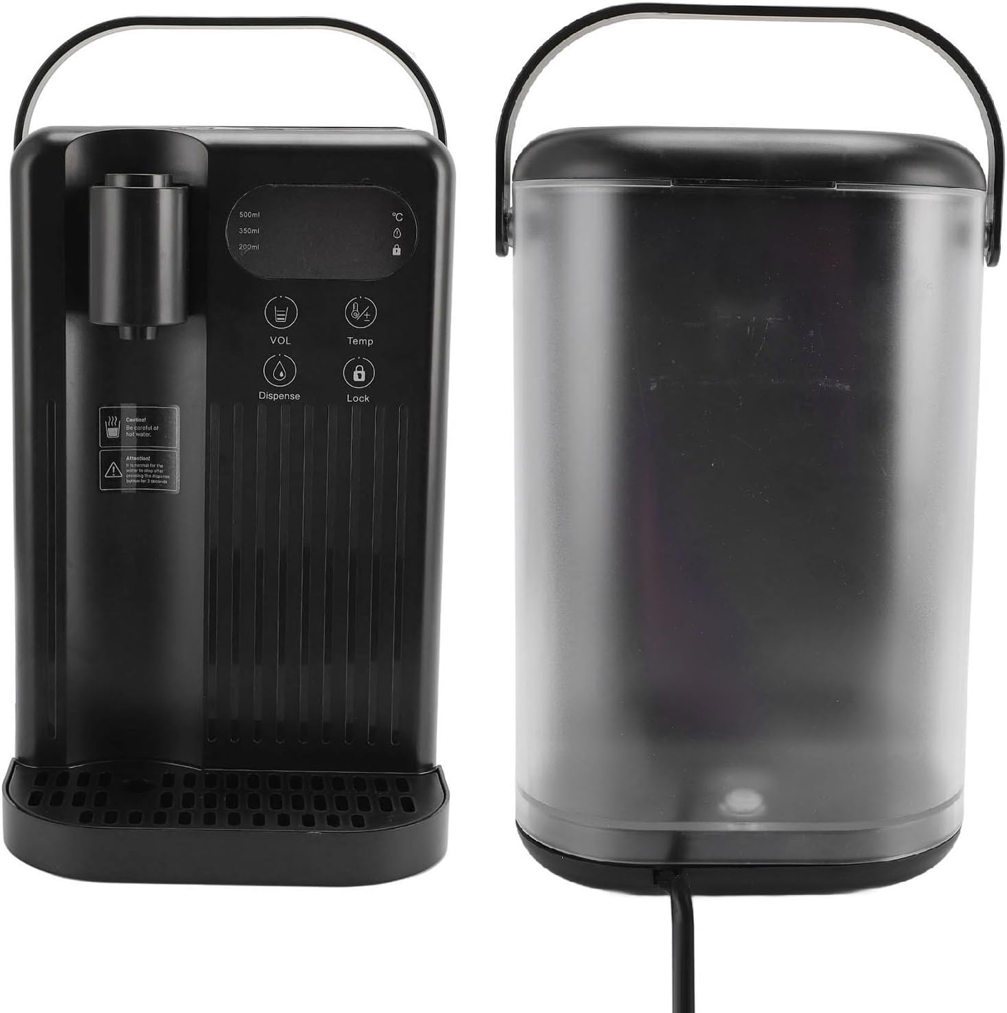 Instant Hot Water Dispenser, 3L Electric Tea Kettle with 12 Variable Presets Temperatures, 3s Quick Heating Large Water Boiler Maker with Child Lock, Antislip for Table Top (US