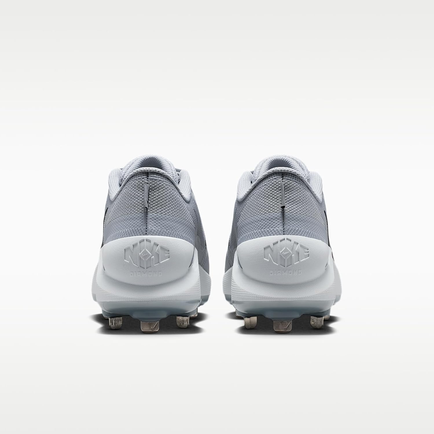 Nike Diamond Showcase MTL Baseball Cleats (Wolf Grey/White/Black)