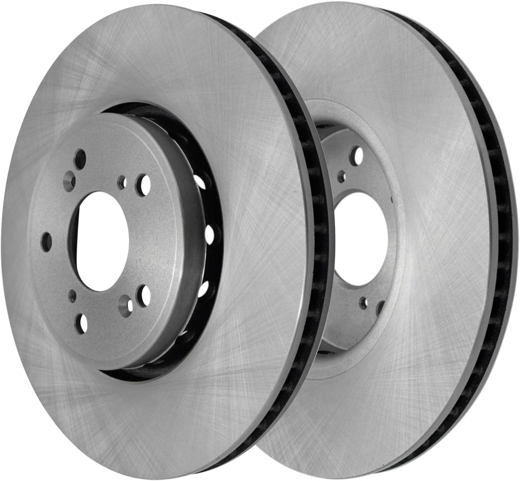 Detroit Axle - Brake Kit for Acura 2016 ILX, Disc Brake Rotors Ceramic Brakes Pads with Hardware Replacement: 12.28' inch Front Rotor 11.10' inch Rear Rotor