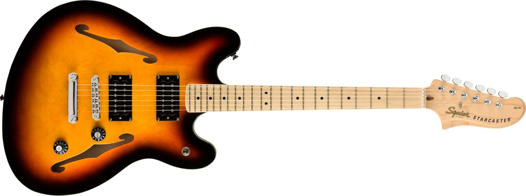 Fender Squier Affinity Series Starcaster Electric Guitar, 3-Color Sunburst