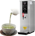 Hot Water Dispenser, 1000W Commercial Hot Water Boiler, 60L/H Large Hot Beverage Dispenser with 304 Stainless Steel Inner, HD LED Screen for Hotels, Restaurants, Bars Silver