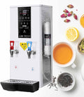 Automatic Hot Water Boiler, Commercial Auto Fill Hot Water Dispenser, Stepping Type Boiling Water Machine, with Temperature Display & Timer, for Brewing Coffee, Hot Cocoa,White