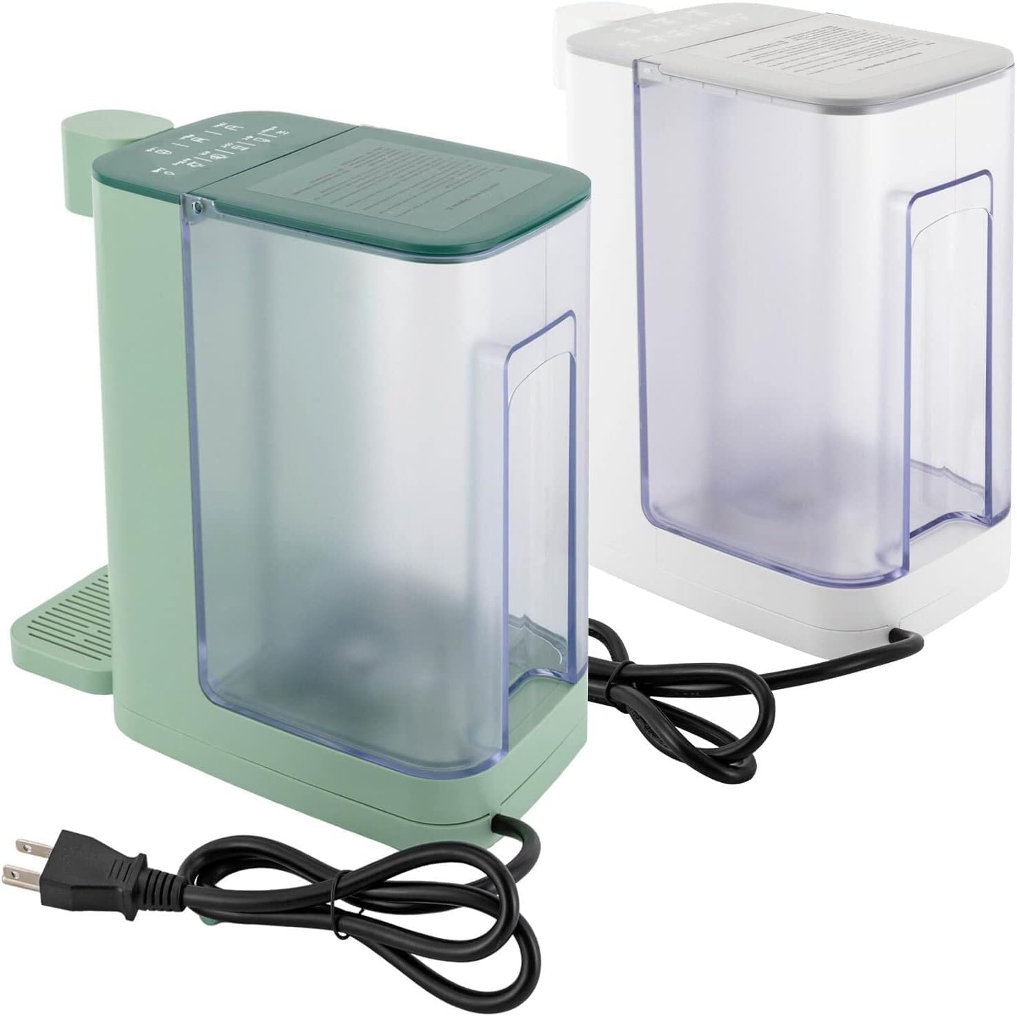 Electric Hot Water Pot Urn, Instant Hot Water Dispenser with Adjustable 5 Temperatures for Making Tea, Coffee, Hot Milk, 3L Water Tank Capacity/Green