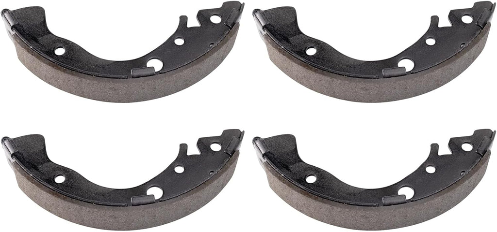 TRQ Front & Rear Brake Pad & Rotor,Shoe & Drum Kit Premium G-Coated Semi-Metallic Performance Compatible with 2013-2015 Honda Civic