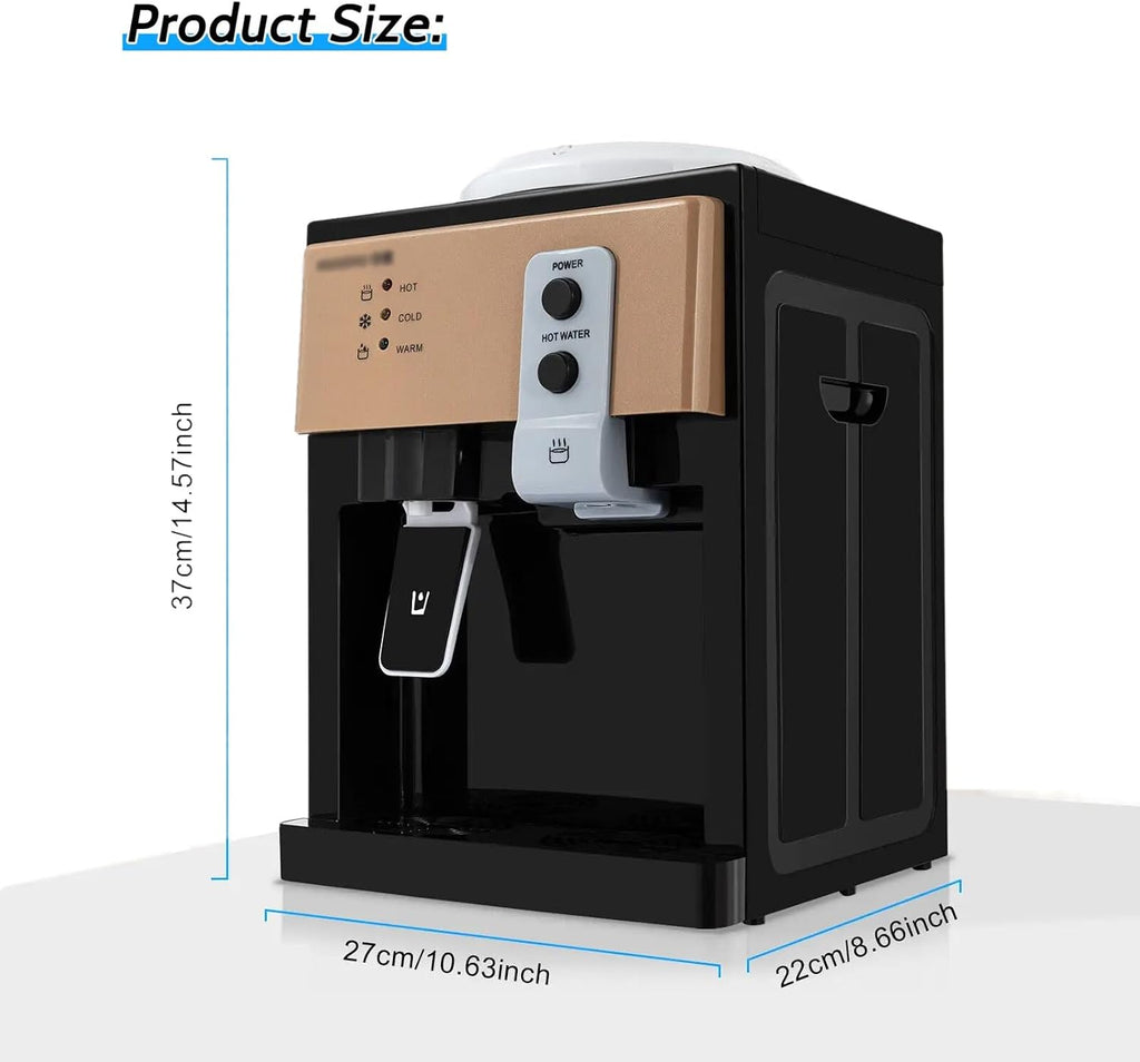 Water Dispenser 5 Gallon Freestanding Top Loading Countertop Water Dispenser Warm & Hot & Cold Cooler Home Office Use