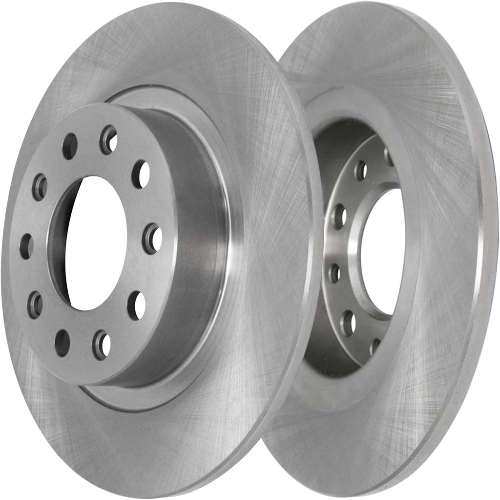 Detroit Axle - Brake Kit for 2013 2014 2015 2016 Dodge Dart, Disc Brake Rotors Ceramic Brakes Pads with Hardware Replacement : 12.00' inch Front and 10.39' inch Rear Rotor