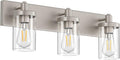 Aipsun Brushed Nickel Bathroom Light Fixtures 3 Lights Vanity Light for Bathroom Lighting Fixtures Over Mirror(Exclude Bulb)