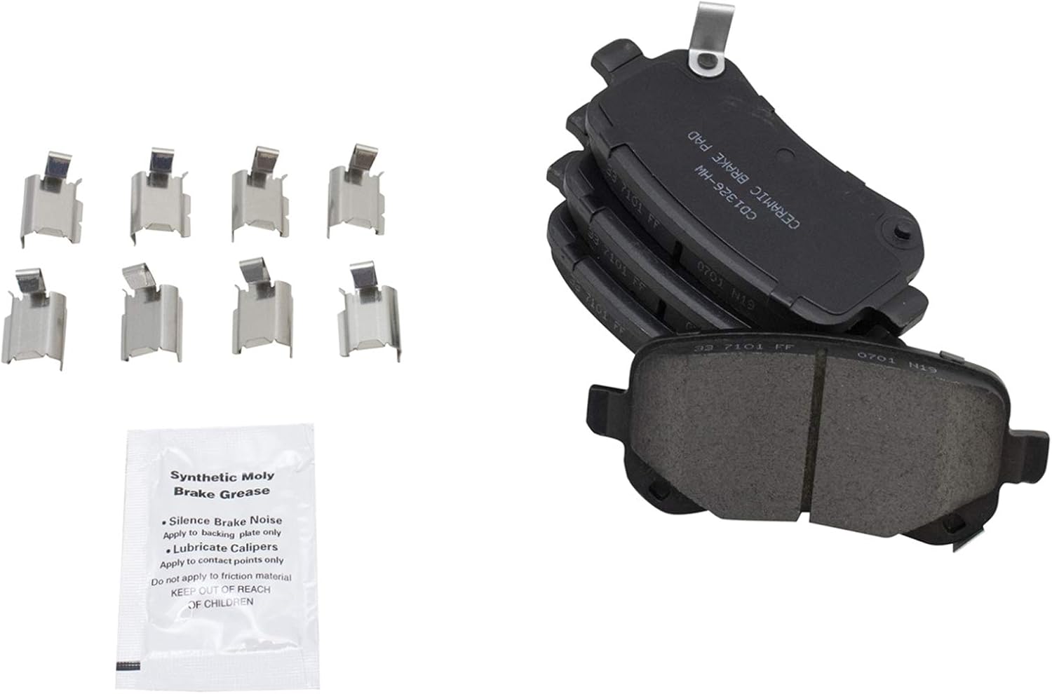 TRQ Performance Rear Brake Pad and Rotor Set Ceramic Coated Drilled Slotted Rotors Calipers Compatible with 08-12 Chrysler Town & Country Dodge Grand Caravan 09-12 Volkswagen Routan 2012 Ram Cargo Van