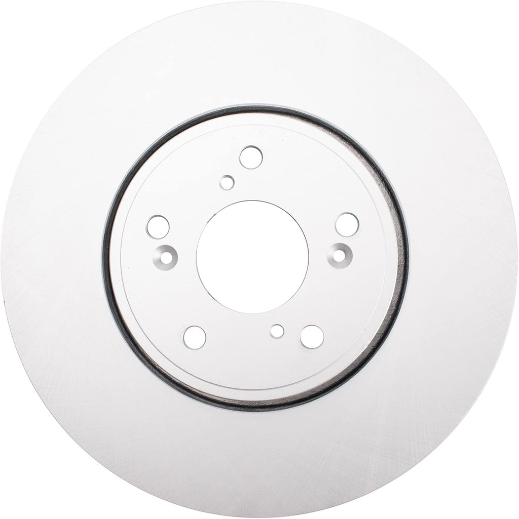 TRQ Front Brake Pad and Rotor Set Ceramic Coated Vented Rotors Compatible with 2016 Acura ILX 2013-2018 RDX
