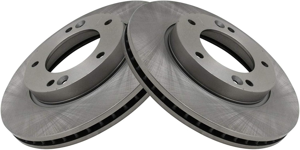 TRQ Front Brake Pad and Rotor Set Ceramic Compatible with 2007-2009 Kia Sorento