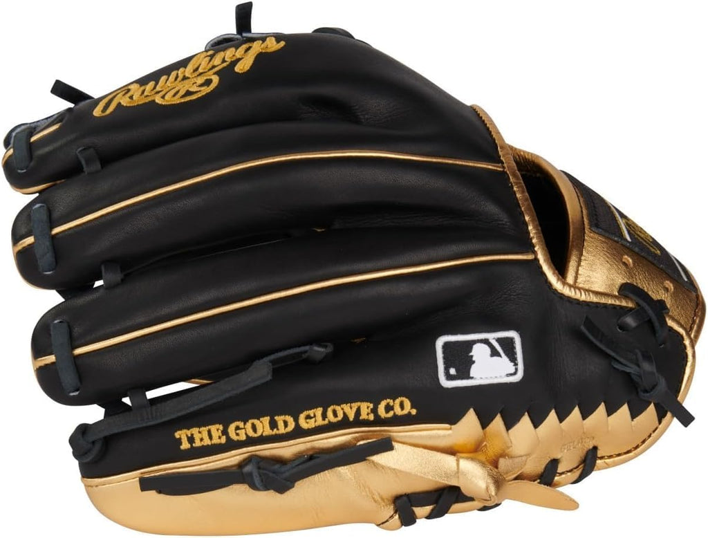 Rawlings Heart of The Hide GOTM June 2024 PROGOLDYVIII 11.5 Inch Baseball Glove Right Hand Throw, Black