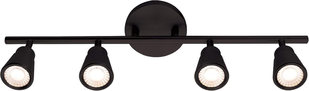 WAC Lighting, Solo 4 Light LED Energy Star Fixed Rail 3000K in Black