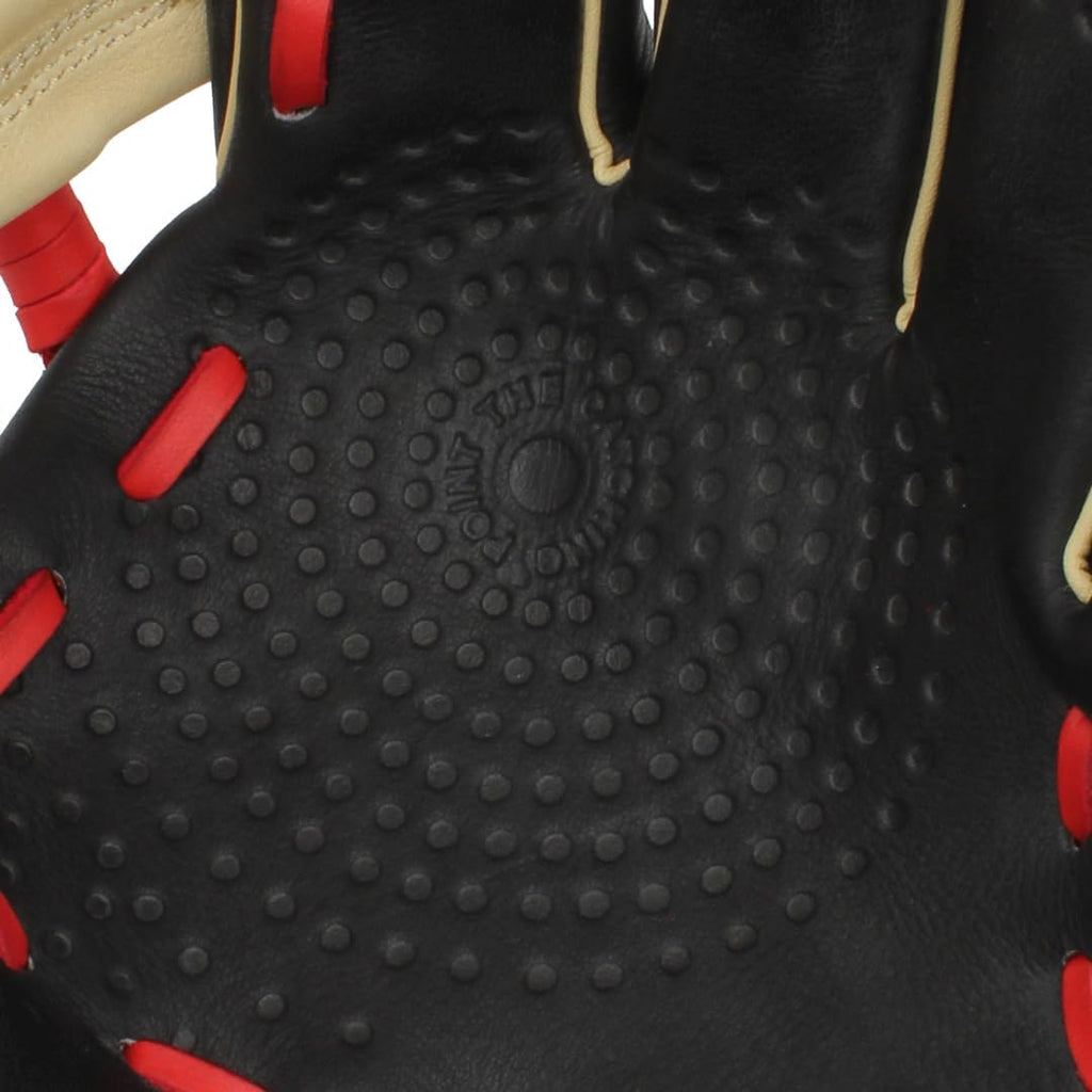SSK Z5 Craftsman Infield Baseball Glove – 11.25' - 11.5' - 11.75' - 12' – Right & Left Hand Throw (Black/Red/Camel, 11.5')