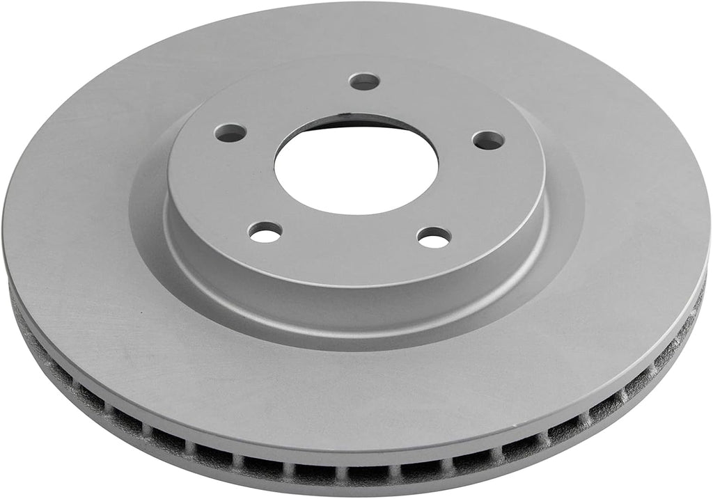 TRQ Front Brake Pad and Rotor Set Ceramic Coated Rotors Compatible with 2008-2013 Nissan Rogue 2014-2015 Rogue Select 2007-2008 Sentra