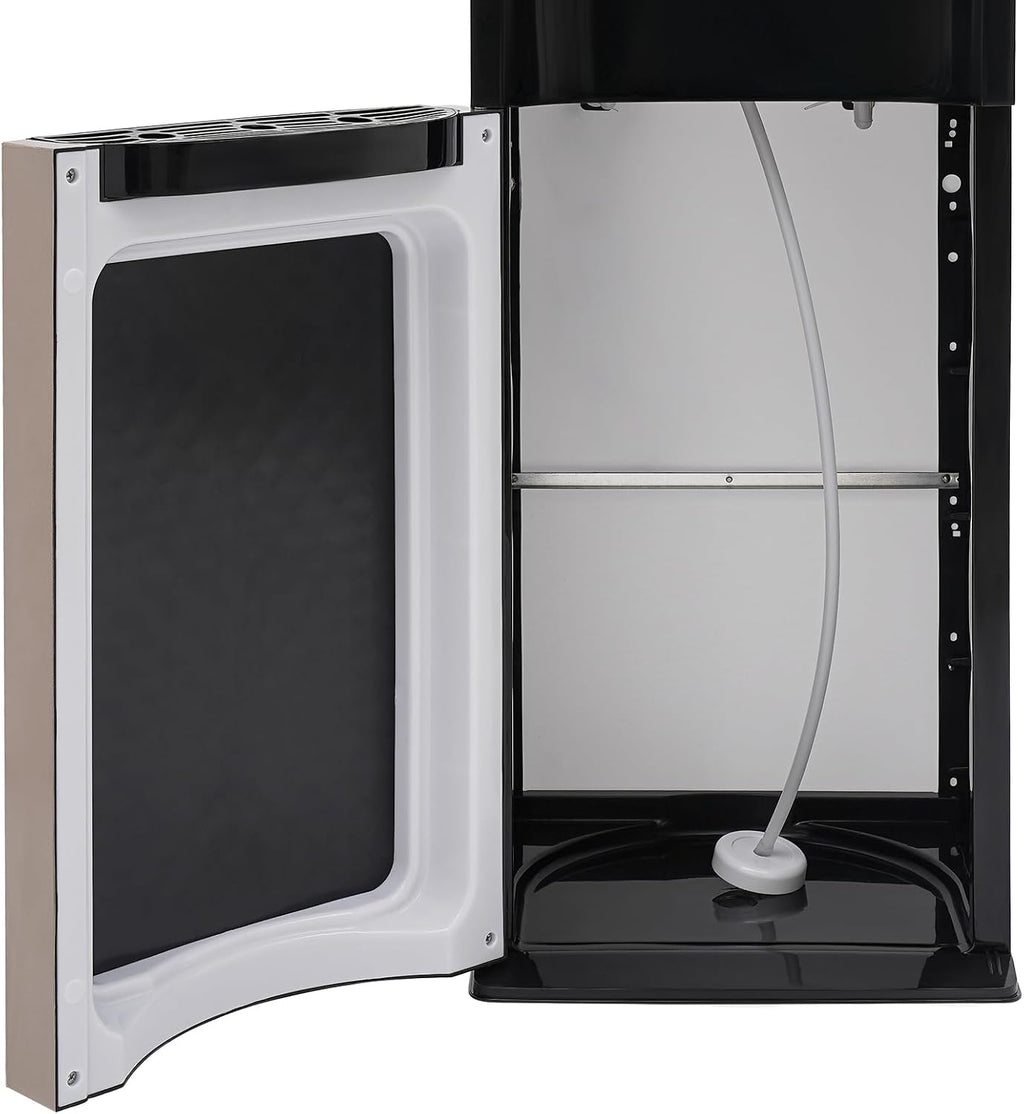 500W Water Coolers, Bottom Loading Hot and Cold Water Dispenser, 110V Floor Mount Water Cooler Dispenser, Drinking Fountain Water Machine for Homes, Offices, Schools, Parties, Companies (Gold)